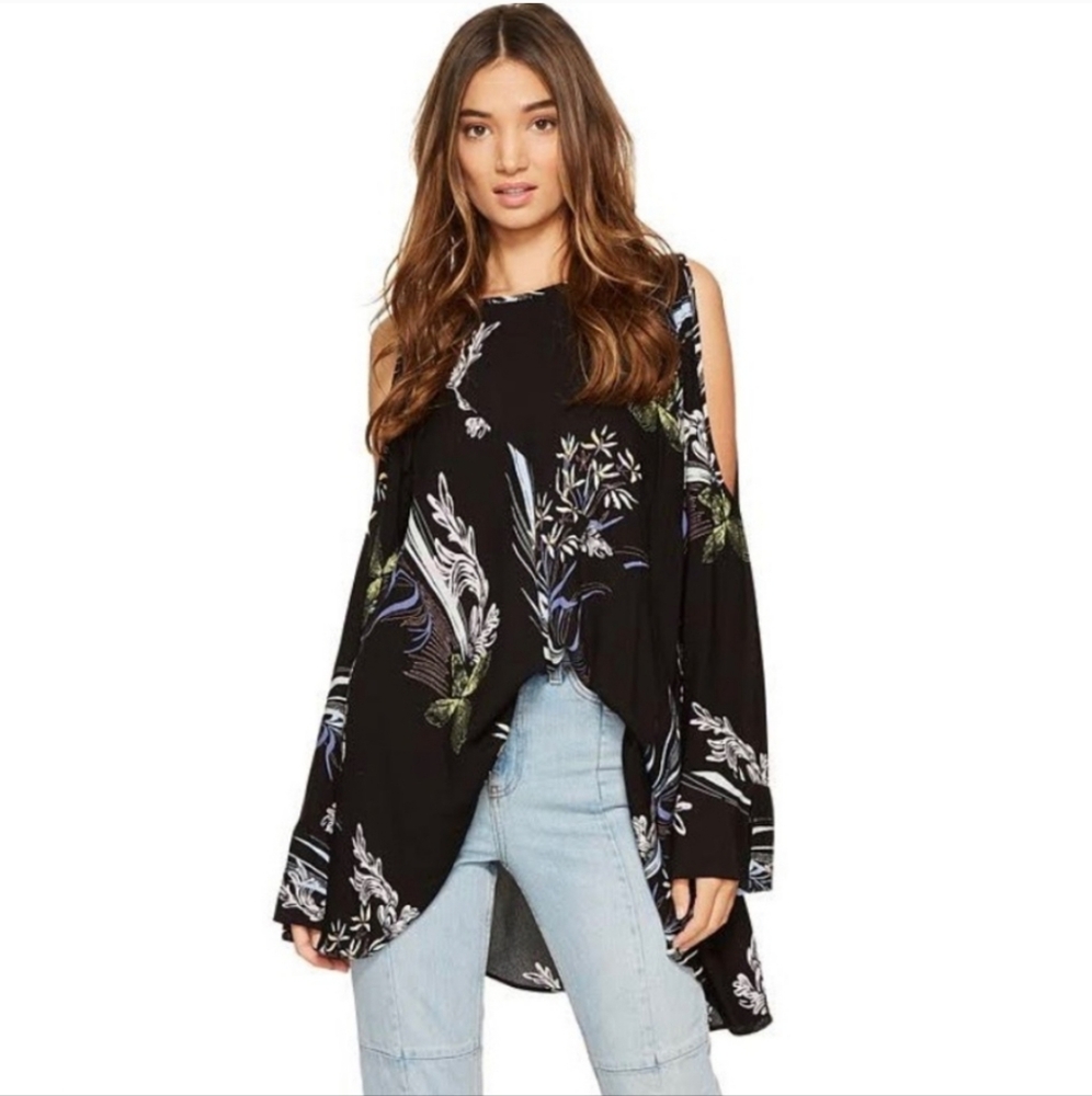 Free People Clear Skies Cold Shoulder Tunic Dress